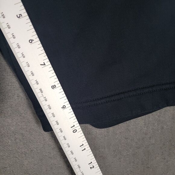 Nike Sweat Shorts Mens XL Black Running Athletic Swoosh Pockets Big Logo - Picture 5 of 9